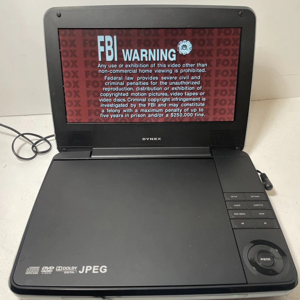 Reproductor de DVD portátil Dynex DX-P9DVD11 (9") (funciona ver video) Foto 4 de 4