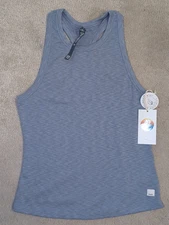Vuori Sunrise High Neck Tank- Flint Gray, Size Medium NWT