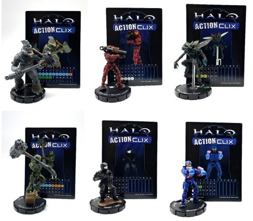 Halo ActionClix Miniatures with Stat Cards (Wizkids 2007) – YOU PICK