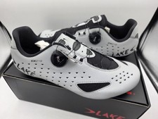 New Lake CX219 Cycling Shoe - Men's - Sz 9.5 Gray Carbon Fiber, EU 42