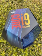 Box Only - Intel Core i9-9900K 9th Gen Processor Box, Clear Blue 12 Sides