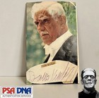 Boris Karloff PSA DNA Autograph LOA Signed Cut Frankenstein 