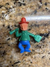 Vintage Western Figurine toy Made In Italy Allegro West Doppio Whisky.
