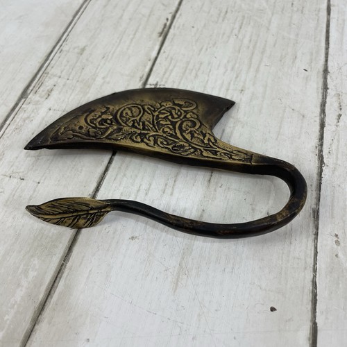Herb Rocker Brass Coated Iron - Mezzaluna Knife - Witchcraft