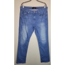 J Brand 2042 Slim Straight Jeans Men's 34 Medium Wash Stretch Made in USA 516