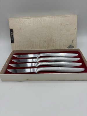 Gerber Steak Knife Set Of 4 Legendary Blades Miming Stainless Steel Original Box