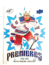 24 25 UPPER DECK ICE PREMIERES BLUE VICTOR MANCINI /399