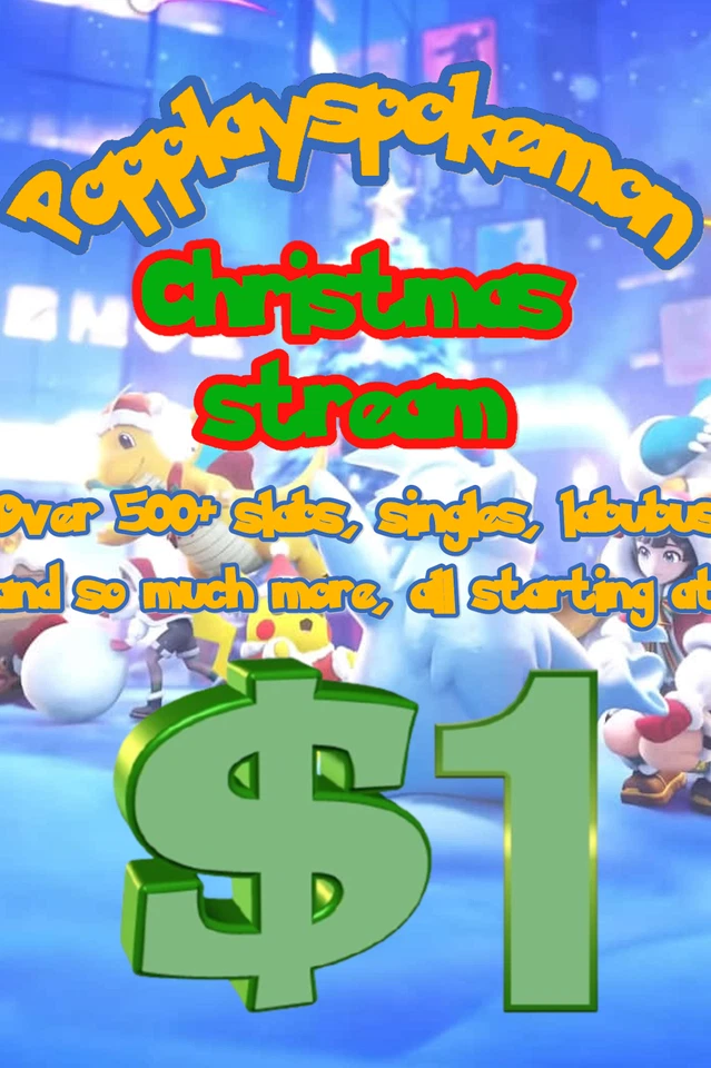 Day 1 Christmas stream with POP!!!!!