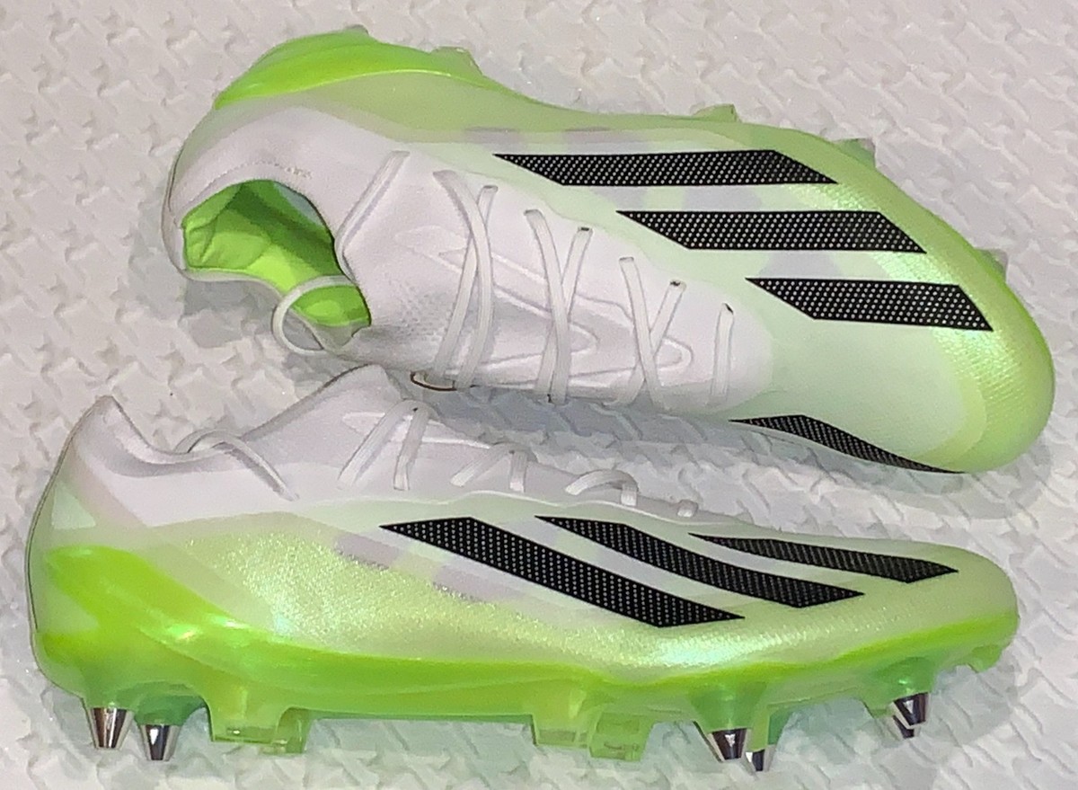 ADIDAS X Crazyfast.1 White Lime Green Black SG Soccer Cleats