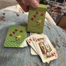 1965 Hallmark Peanuts Woodstock MINIATURE Mini Playing Cards Complete 54 Cards