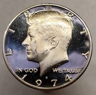 1974-S Kennedy Half Dollar Clad Proof - Actual Coin Pictured Circulated