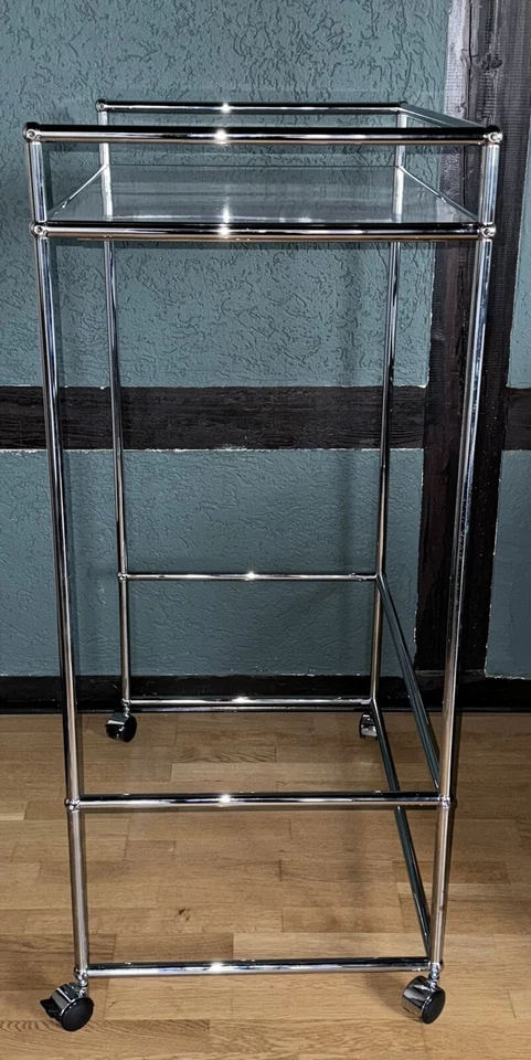 USM Haller Stehpult - Lichtgrau - RAL7035 75x50 cm 105 Hoch auf Rollen mit Brems - Bild 3 von 4