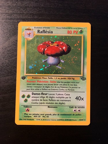 Carte Pokémon : Raflésia 15/64 Edition 1 Jungle Wizards Française