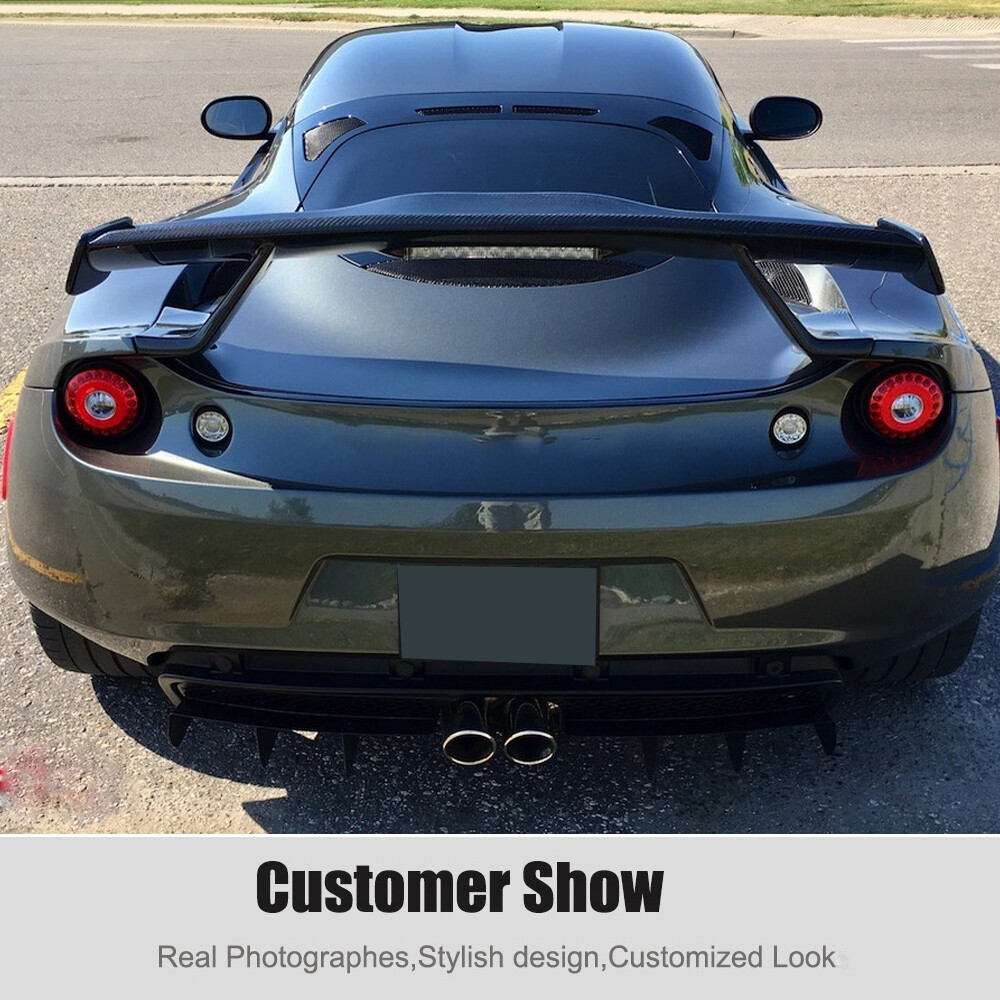 For Lotus Evora Coupe 10-16 Full Carbon Fiber Rear Trunk Spoiler