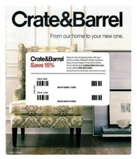 crate and barrel coupons august 2019