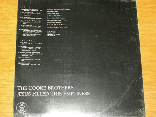 SEALED WHITE GOSPEL LP - THE COOKE BROS.- "JESUS FILLED THIS EMPTINESS" - Picture 2 of 3