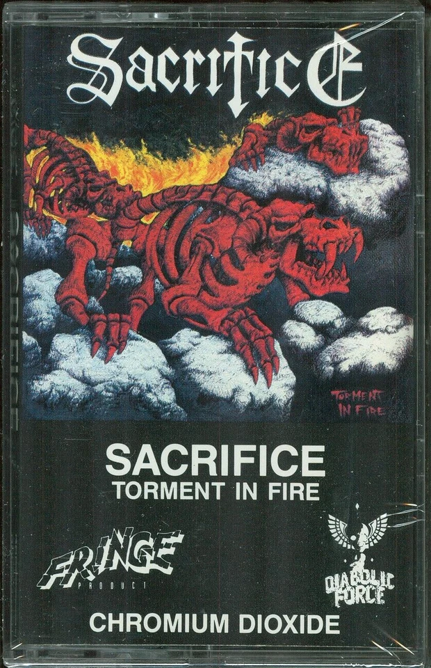 SACRIFICE Torment In Fire Cassette Rare Canadian Metal Sealed!