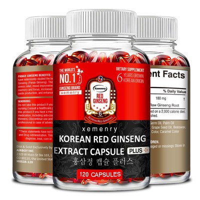 Korean Red Ginseng Extract -High Strength, Energy,Endurance,Testosterone Booster