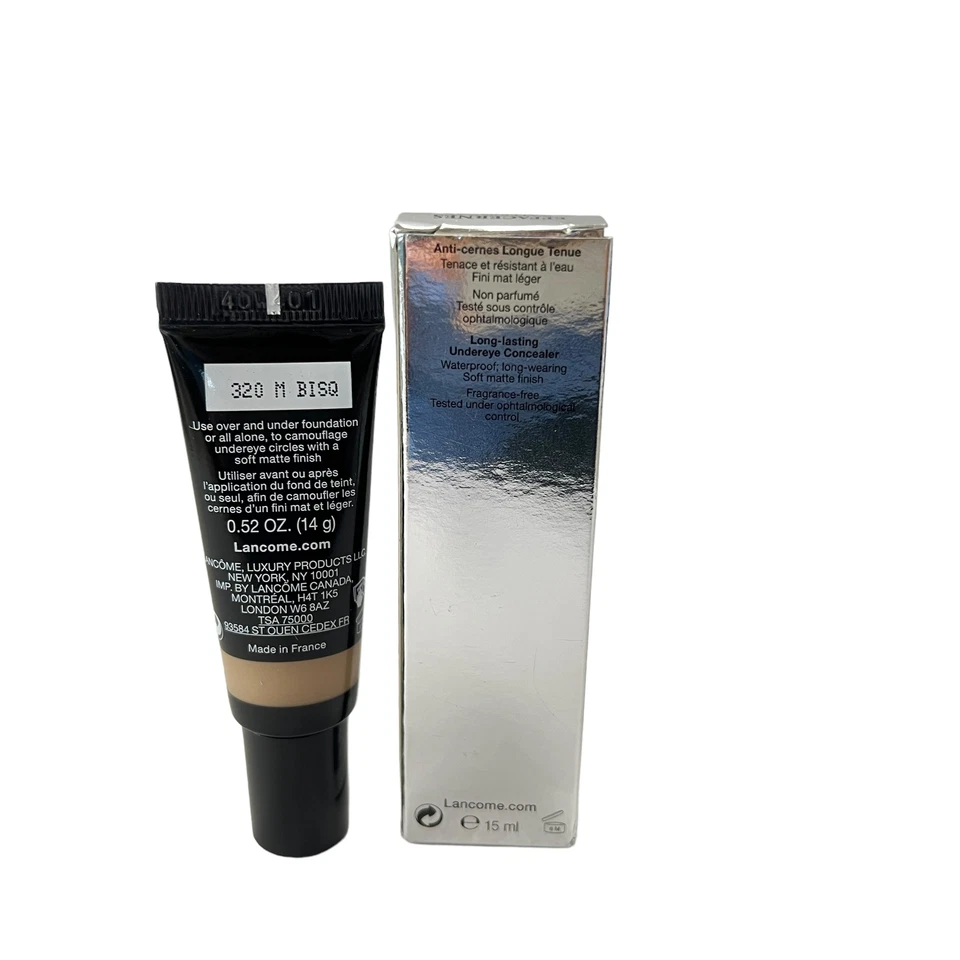 Corrector debajo de los ojos impermeable Lancome Effacernes 0,52 oz 320 bisque medio Foto 3 de 4