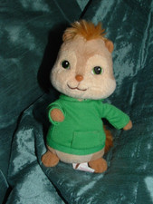 ALVIN AND THE CHIPMUNK SMALL THEODORE 6" CHIPMUNK PLUSH BEANIE SOFT TOY 2012