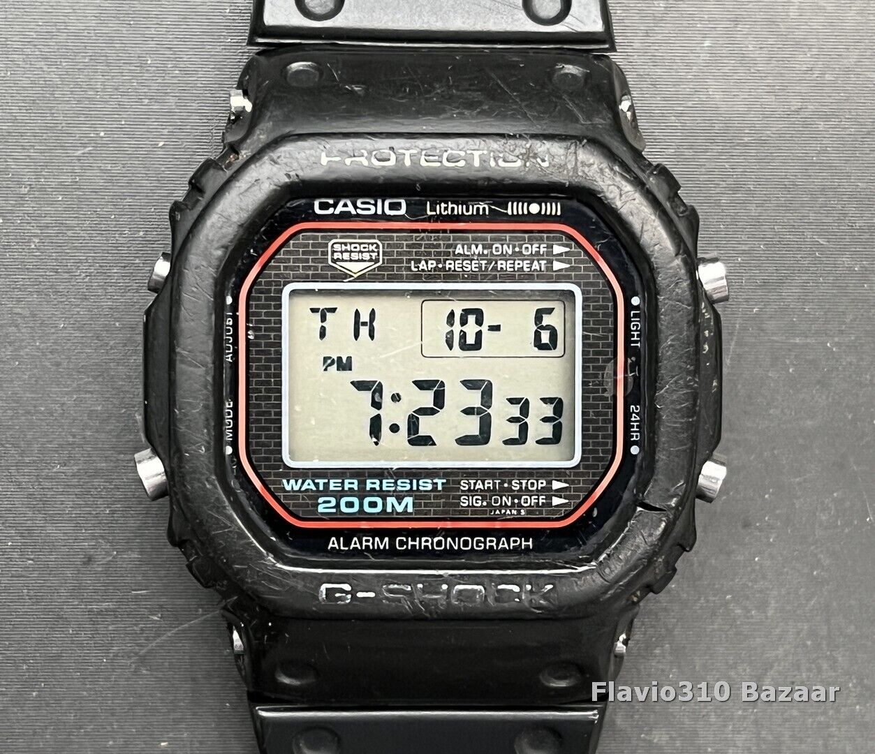 カシオ 初代Gショック DW-5000C-1A 1983年発売 ビンテージ - 腕時計 ...