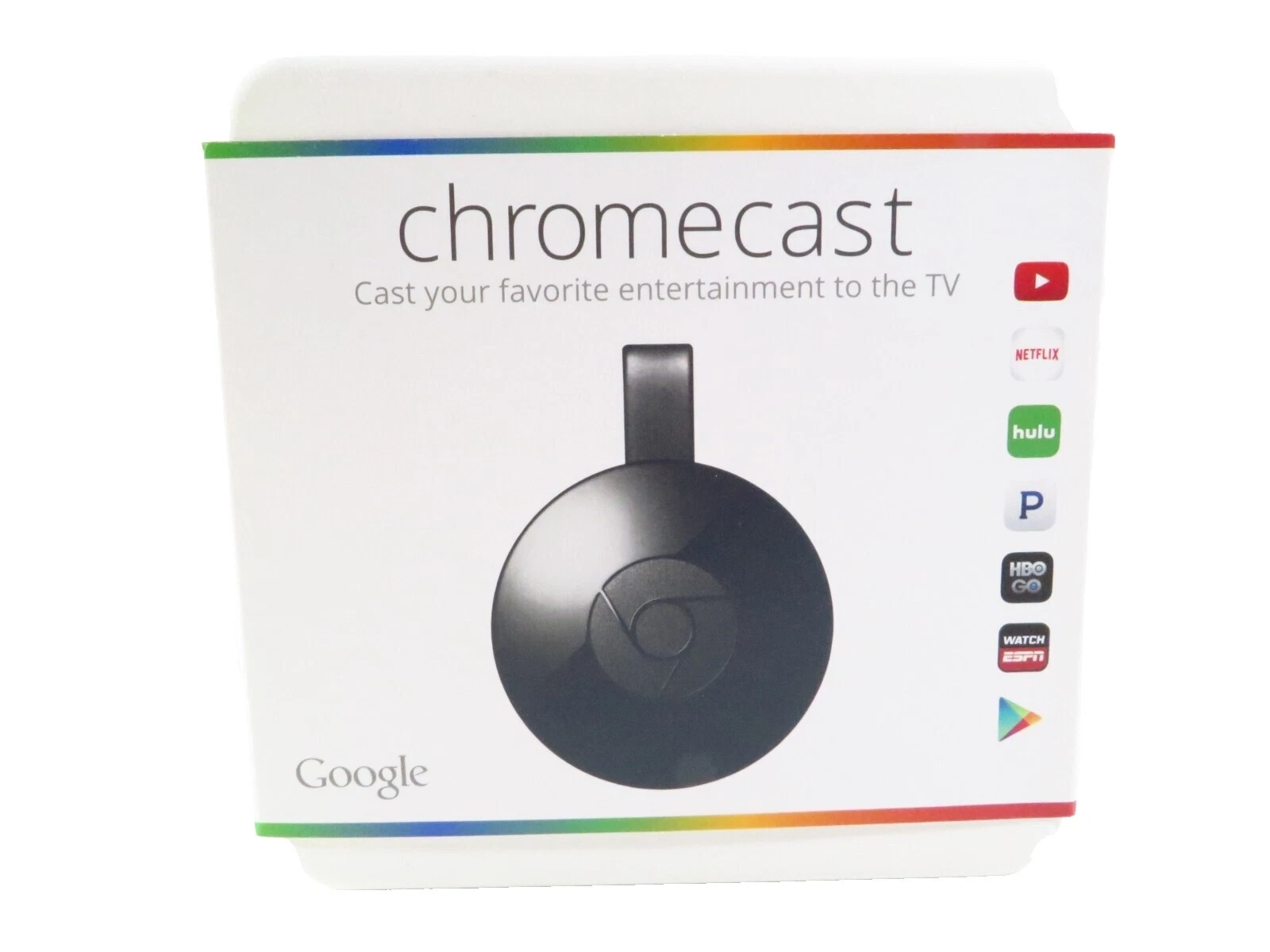Google Chromecast 2nd Generación Negro streamers multimedia