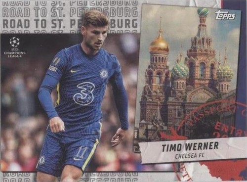 2021-22 Topps UEFA Champions League #24 Timo Werner Chelsea FC