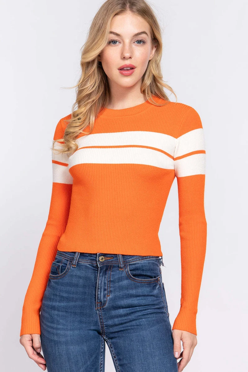 Cream fitted hotsell sweater