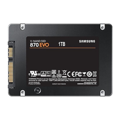 Samsung 870 Evo 1TB 2.5" SATA III 6GB/s V-NAND SSD MZ-77E1T0BW - Picture 3 of 4