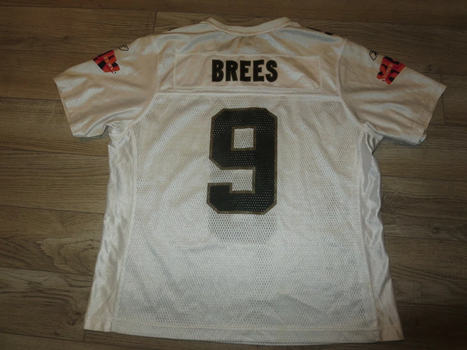 Camiseta deportiva para mujer Drew Brees #9 New Orleans Saints Super Bowl Reebok NFL XL Foto 4 de 4