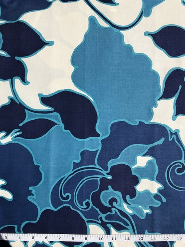 Surf Line Hawaii Large Print - Blue - Quilt Fabric - Fat Quarter - Picture 2 of 2