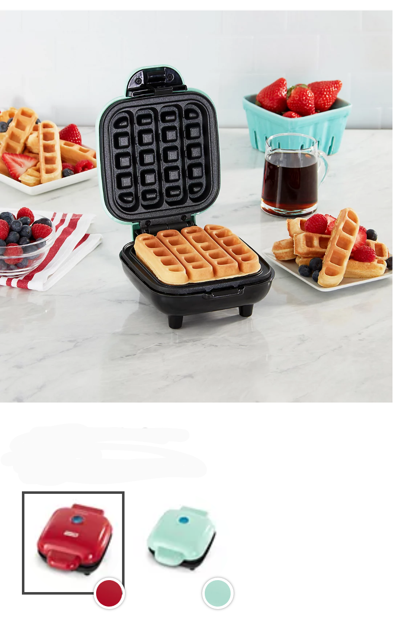 dash waffle stick maker
