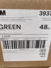 3M 3937 High Intensity Grade Prismatic Reflective Sheeting Green, 48 in x 50 yd 