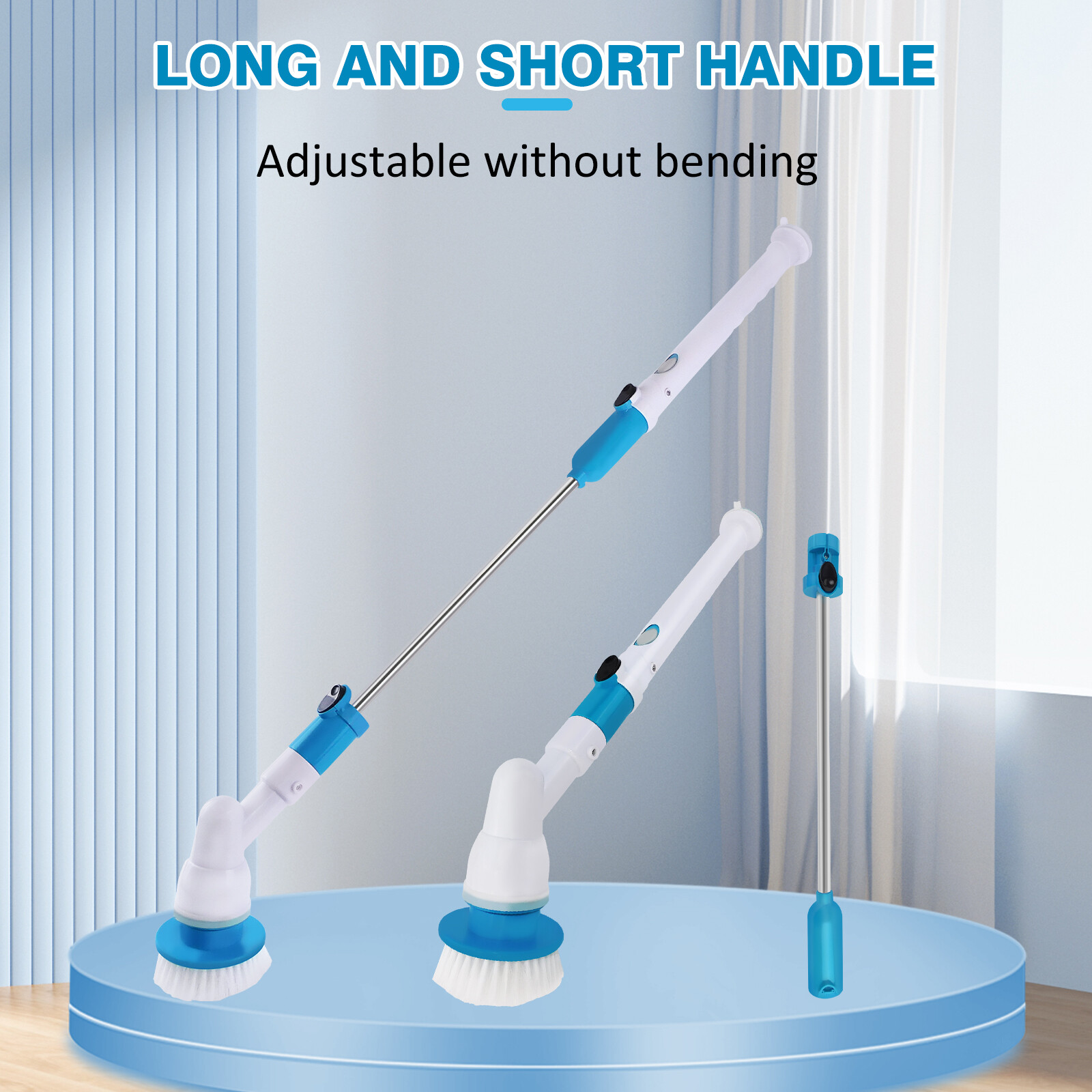 PRO. Cordless Power Scrubber Electric Spin Turbo Scrub Cleaning Brush