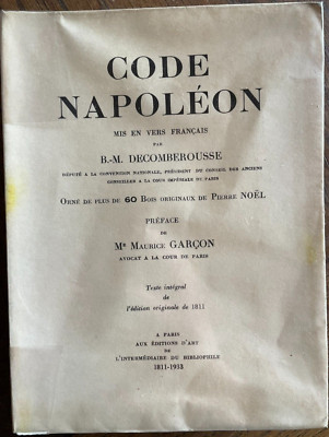 1st EMPIRE - CODE NAPOLEON PUT IN French verse by Decomberousse - volume 2