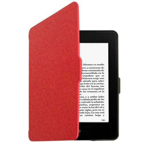 Funda Con Cierre Magnetico Iman Estuche Piel para Kindle Roja | eBay
