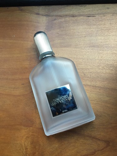 tom ford grey vetiver 50ml perfume bottle - empty