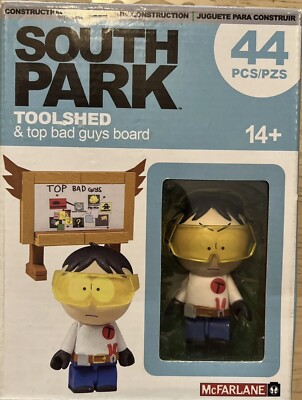  New South Park Toolshed & Top Bad Guys Board 44 Pieces Construction Set,  A-7