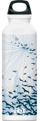 ECO Bottle Aluminium Trinkflasche Birds Over 1000ml Sportflasche