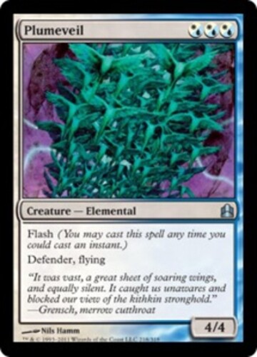Plumeveil x1 - Commander - NM-Mint, English - Commander