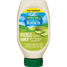Hidden Valley Pickle Ranch Dipping Sauce Topping and Dressing, 20 Fl Oz