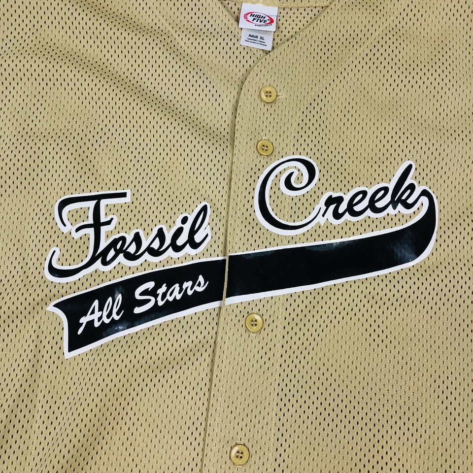 Camiseta de béisbol Fossil Creek All Stars adulto extra grande beige Little League Foto 3 de 4