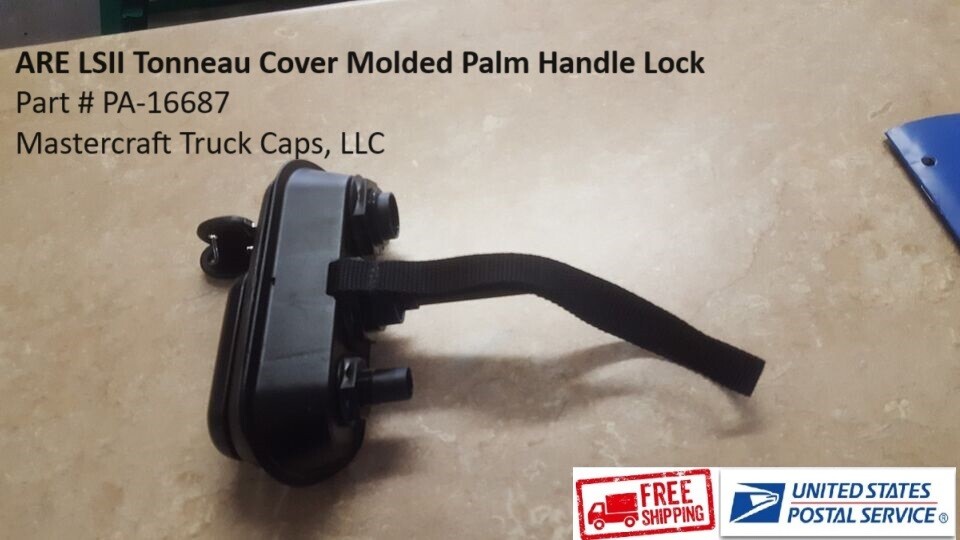 ARE LSII Tonneau Cover molded palm handle lock ARE Part number PA16687