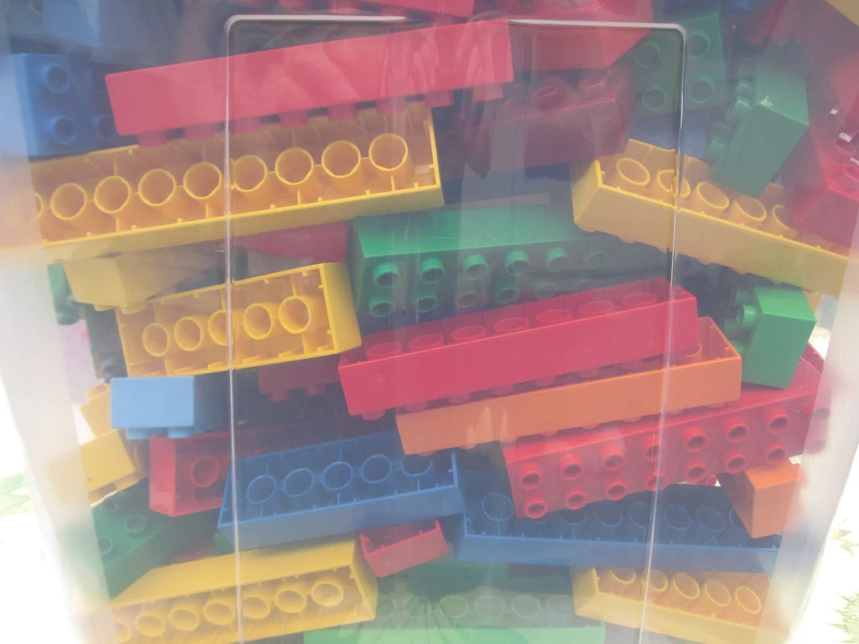 10 Lego Duplo große XL Steine 2x6 2x8 2x10 zufällig sortiert - Bild 2 von 4