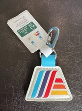 Aldi Logo White Quarter Keeper Coin Holder Clip Keychain 2025 NWT