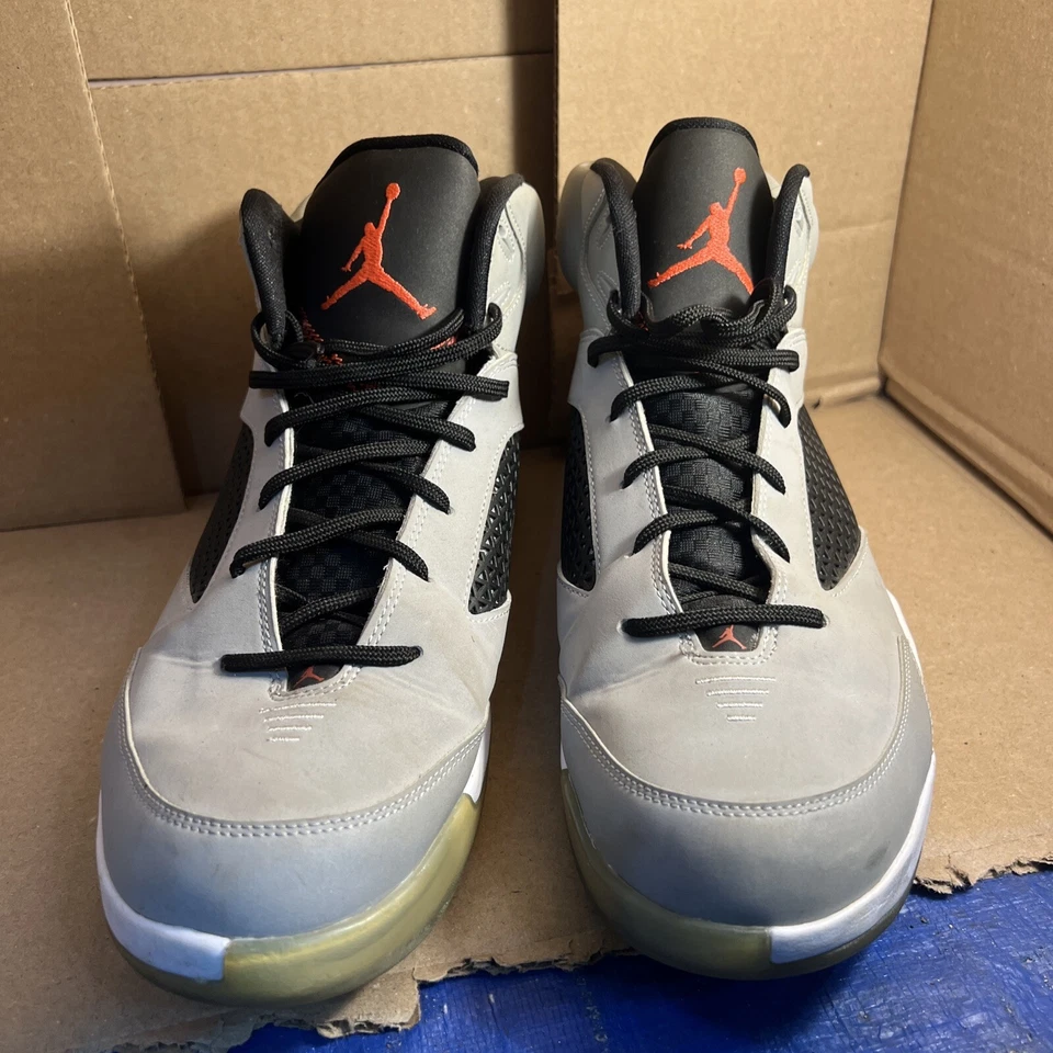 Air Jordan Flight Remix Wolf cinza infravermelho 23 masculino tamanho 10.5 - Imagem 2 de 4