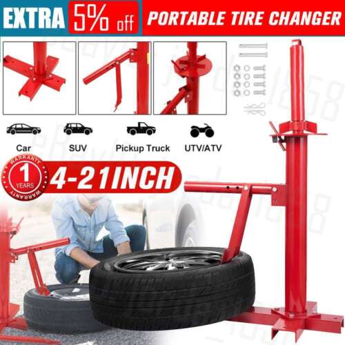 4-21" Multi Tire Changer Tyre Changing Machine Tool Car ATV Motorbike Motorcycle - Picture 1 of 12