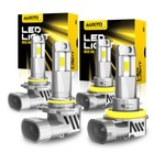 AUXITO 9005 H11 LED Combo LED Headlight Kit Light Bulbs Hi/Low Beam 6500K M3S ED