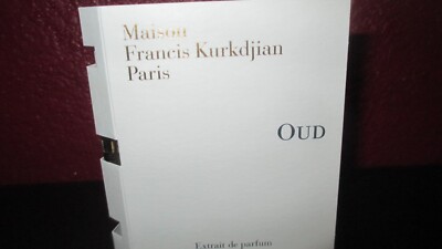 Oud extrait de parfum M.F.K. SAMPLE Spray Unisex 0.06 Oz New w/card sexy!