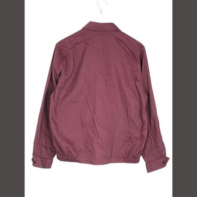 Weirdo PLAIN-JACKET WRD-15-MW-01 Plain Jacket M Bordeaux Zip Up 